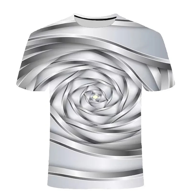 3D Geometrical T - Shirts - The Rave Cave