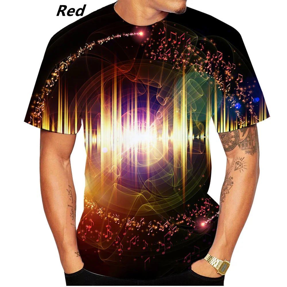 3D Three - dimensional Art T - shirt - The Rave Cave