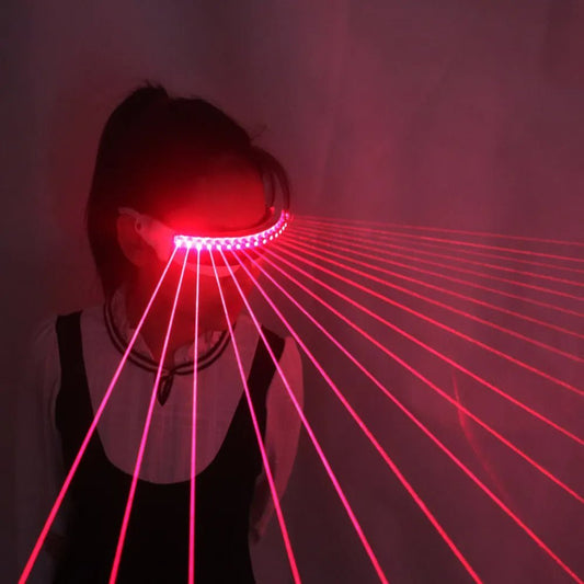 650mm Red Laser Glasses Party LED Sunglasses - The Rave Cave