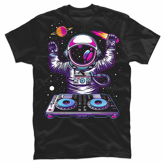 Astronaut Psychedelic Music DJ Psytrance T - Shirt - The Rave Cave