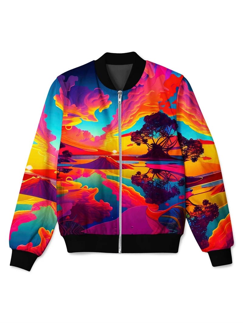 Colours Graphic Jacket - The Rave Cave