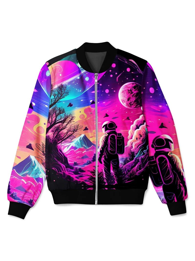 Colours Graphic Jacket - The Rave Cave