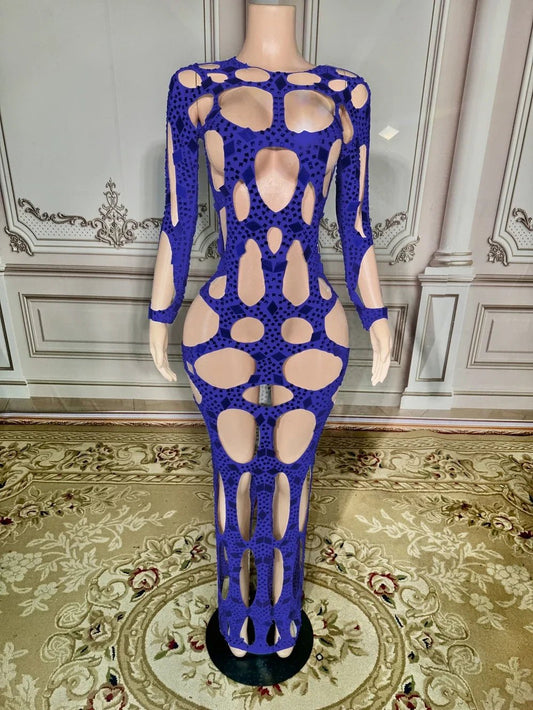 Cut-out Sexy Long Dress - The Rave Cave