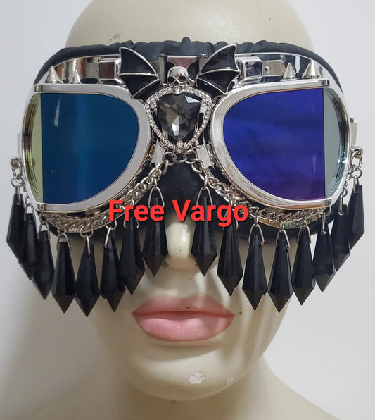 Cyber Goth Goggles - The Rave Cave