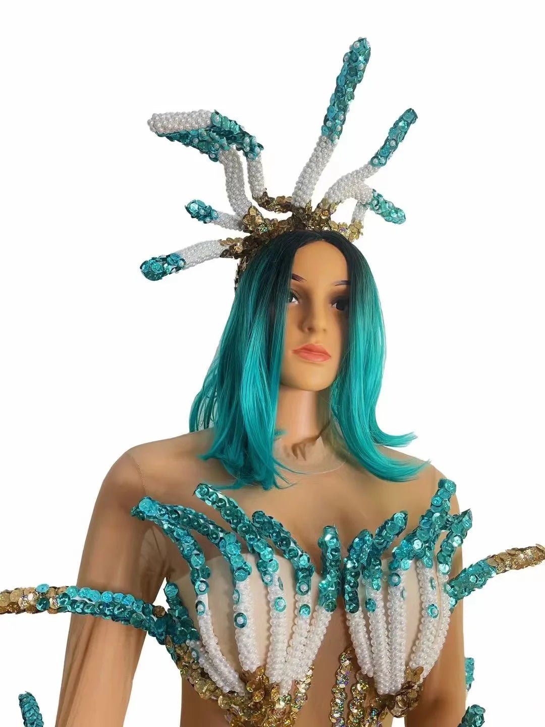 Diamond Explosion Sparkling Pearl Costume - The Rave Cave