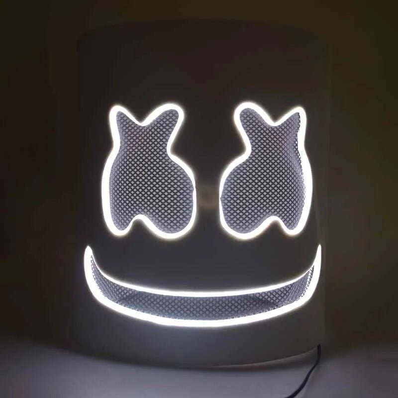 DJ Music Festival Marshmello LED Mask - The Rave Cave