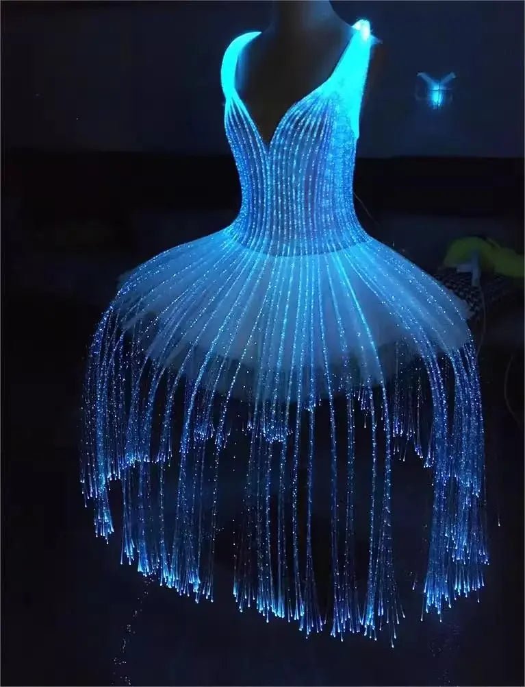 Fiber Optic Remote Control Ballet Dress - The Rave Cave