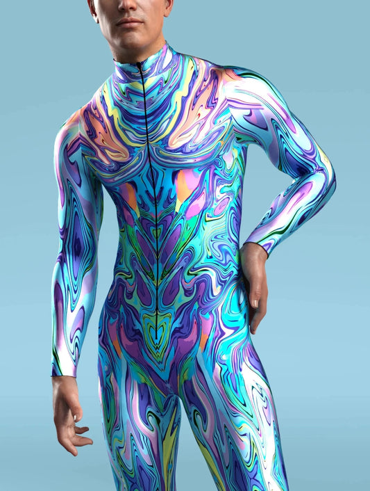Futuristic Cool Fighter Jumpsuit - The Rave Cave