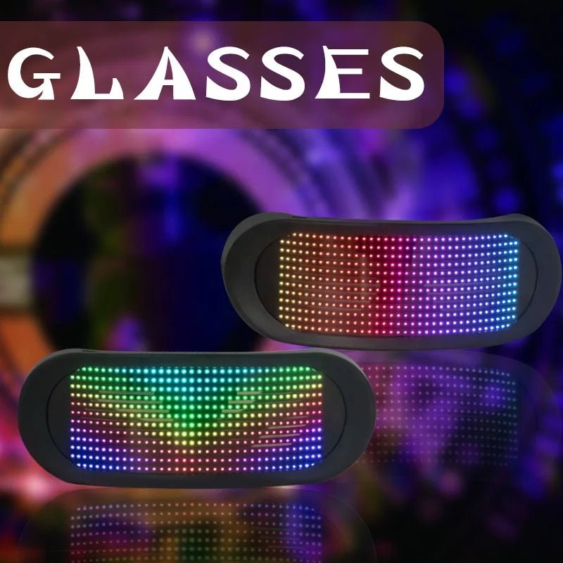 Futuristic LED Glow-In-The-Dark Glasses - The Rave Cave