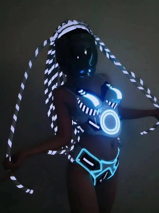 LED Bikini Cosplay Costume - The Rave Cave