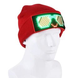 LED Display Smart APP Beanie Hats - The Rave Cave