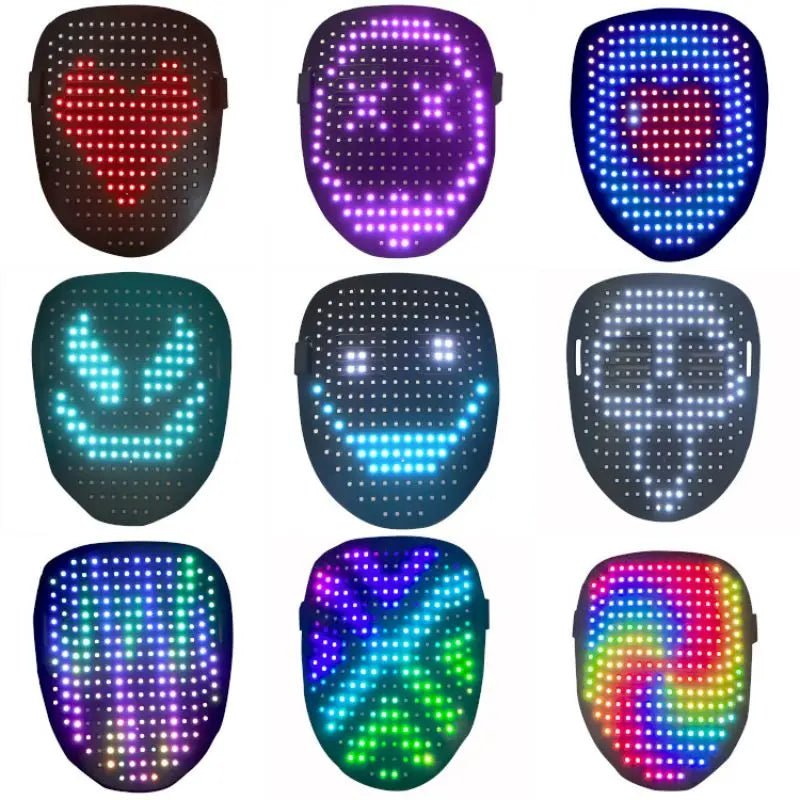 LED Gesture Control Mask - The Rave Cave
