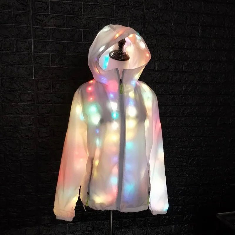 Led Hooded Jacket - The Rave Cave