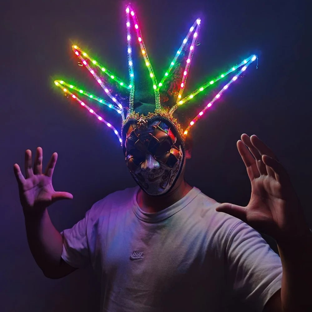 LED Masquerade Mask - The Rave Cave