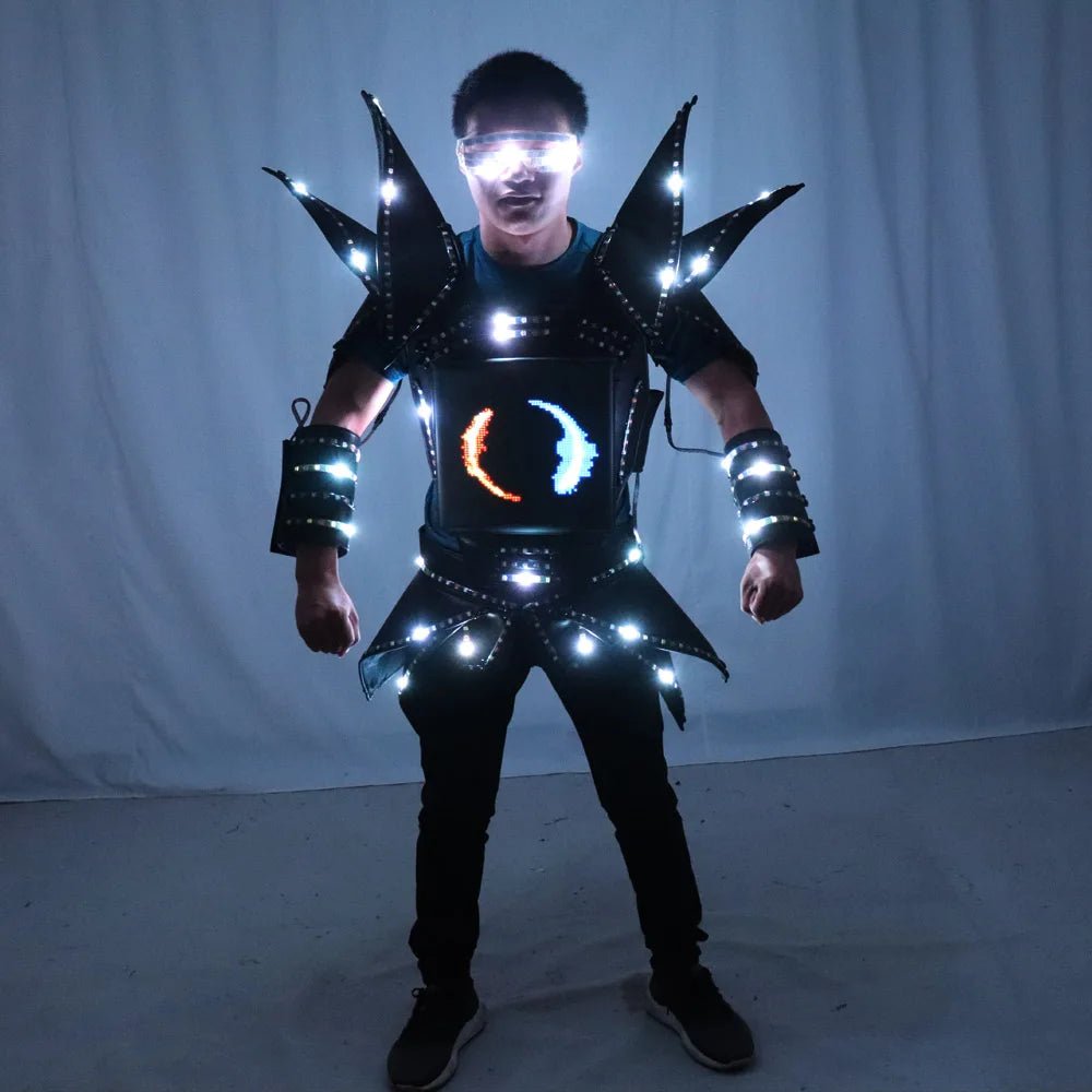 LED Robot Display Costume - The Rave Cave