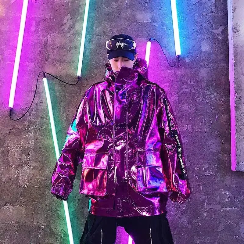 Lightweight Hooded Long Jacket - The Rave Cave