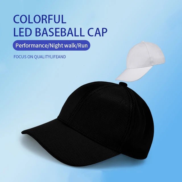 Multicolor Full LED Baseball Cap - The Rave Cave