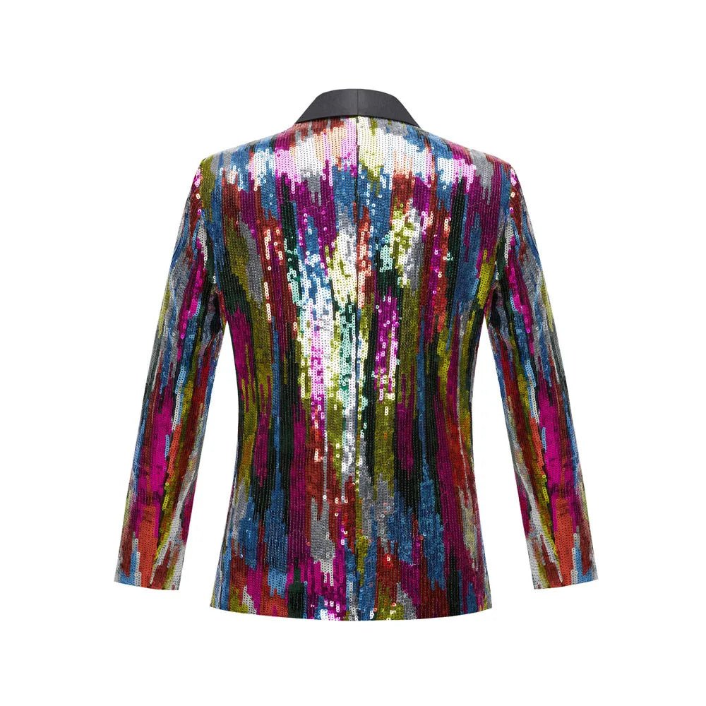 New Striped Colorful Blazer - The Rave Cave
