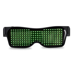 Rechargeable LED APP Glowing Eyeglasses - The Rave Cave