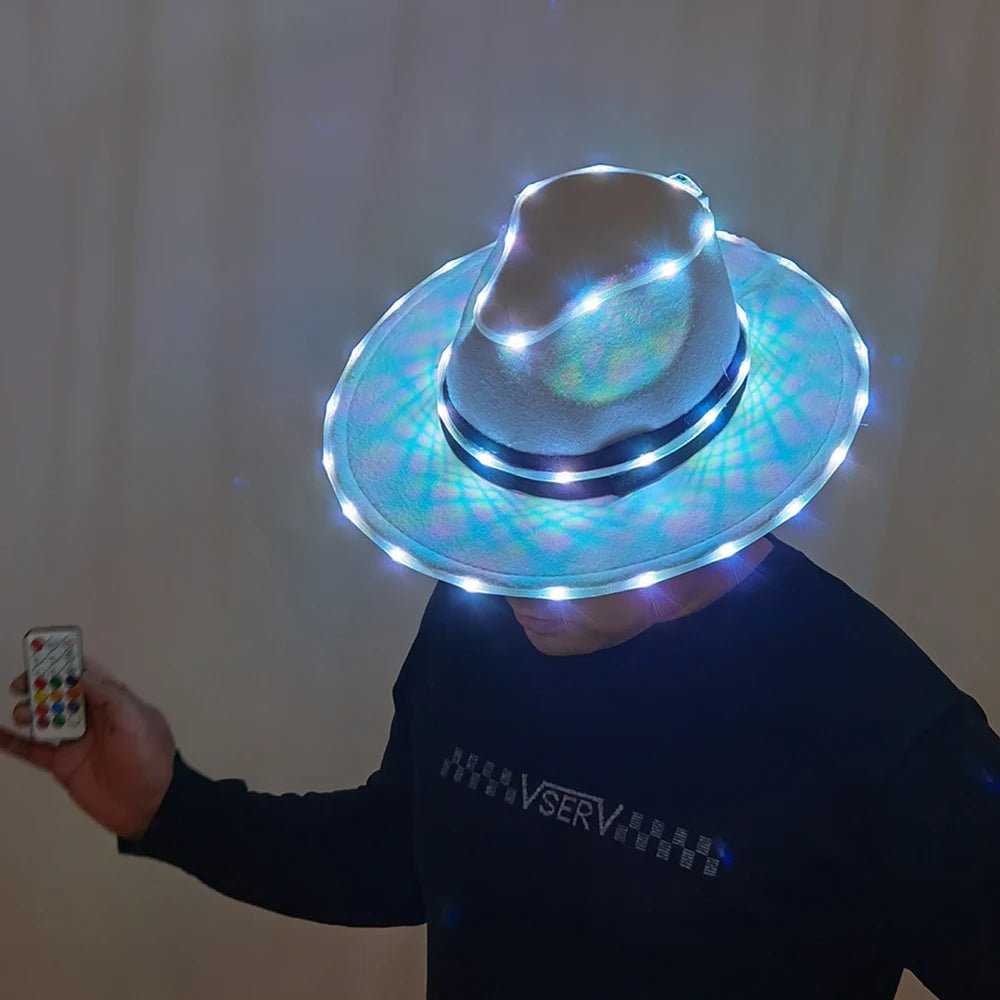 Remote Controlled LED Hat - The Rave Cave