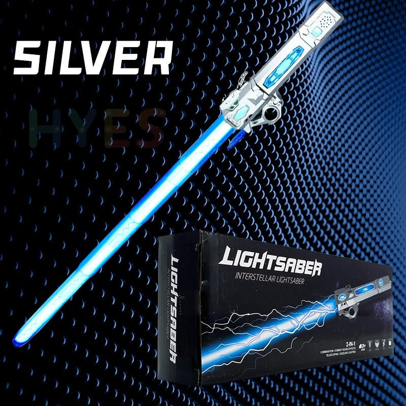 Retractable Lightsaber Finger Rotating Laser Sword - The Rave Cave