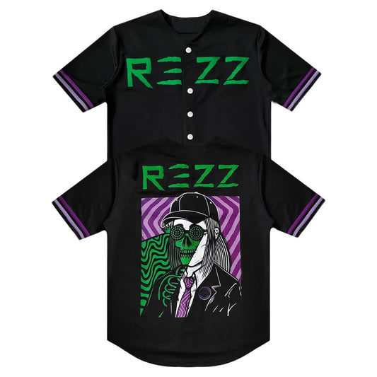 REZZ Death Stare Baseball Jersey - The Rave Cave