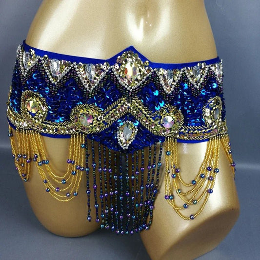 Sequined Belly Dance Costume - The Rave Cave