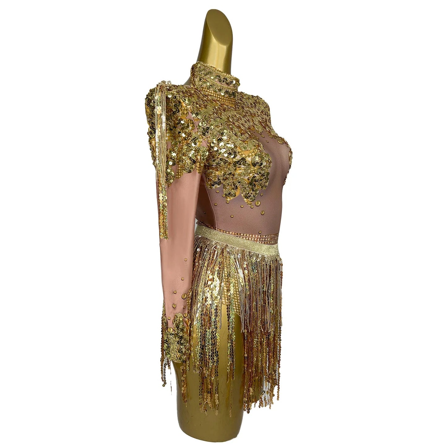 Sequins & Tassels Showgirl Costume - The Rave Cave