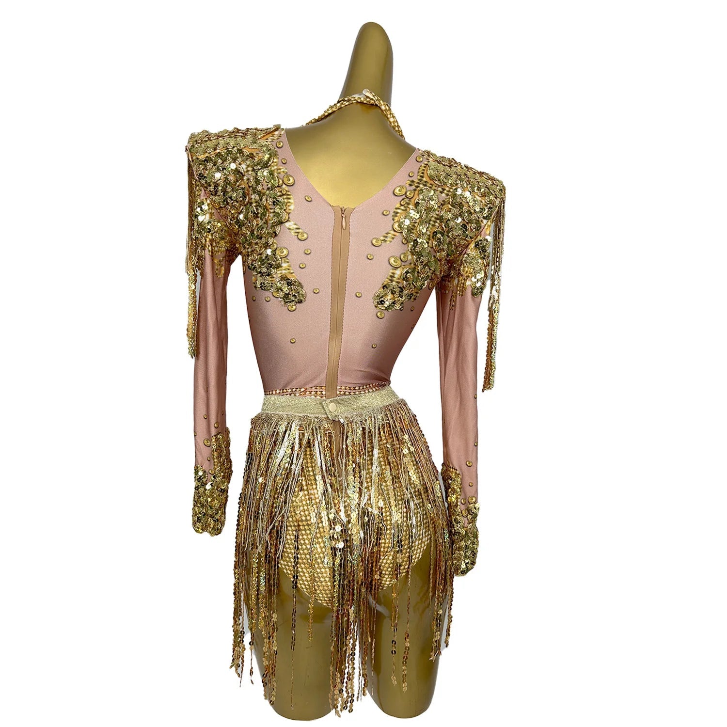 Sequins & Tassels Showgirl Costume - The Rave Cave