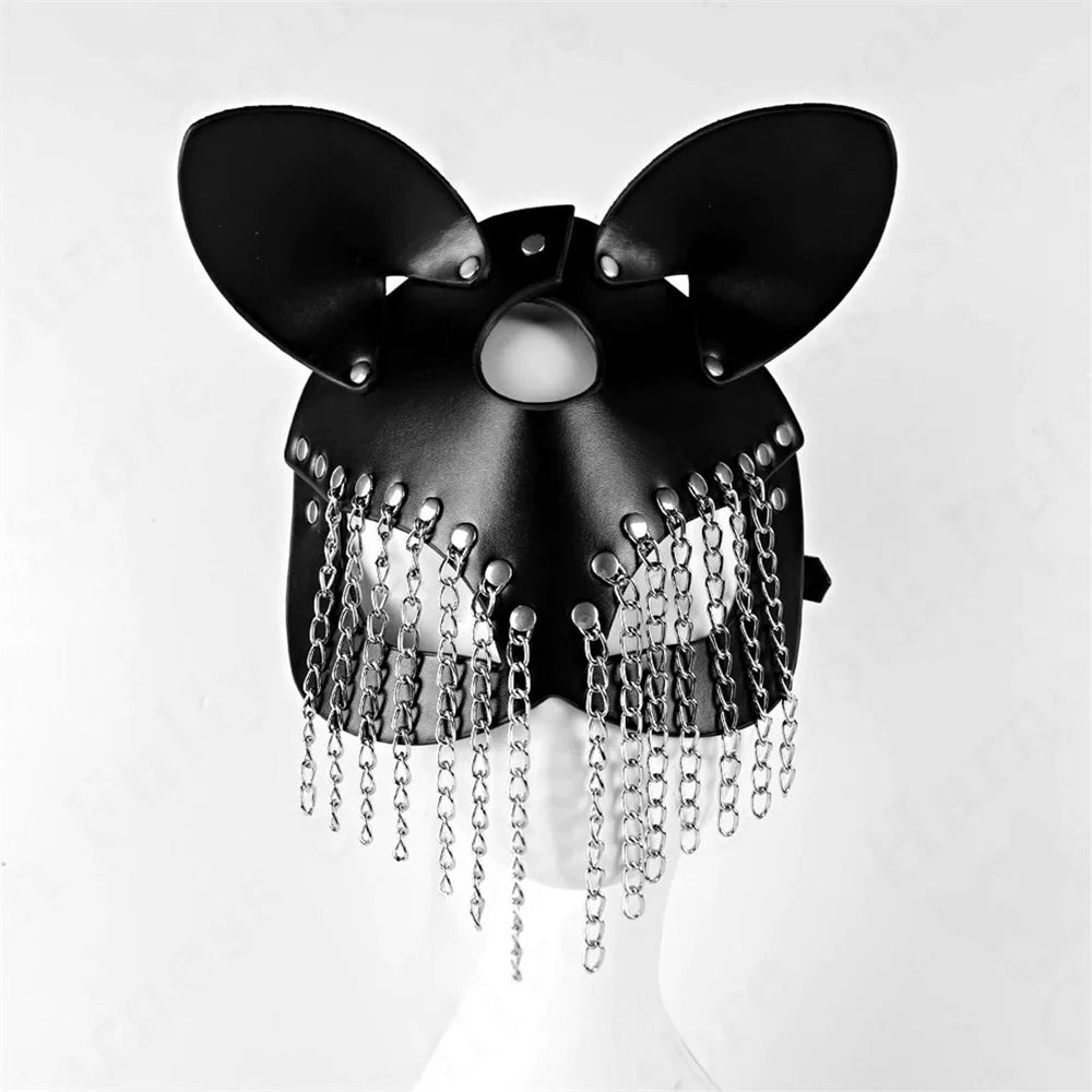 Sexy Mask Tassels Half Face Fox - The Rave Cave