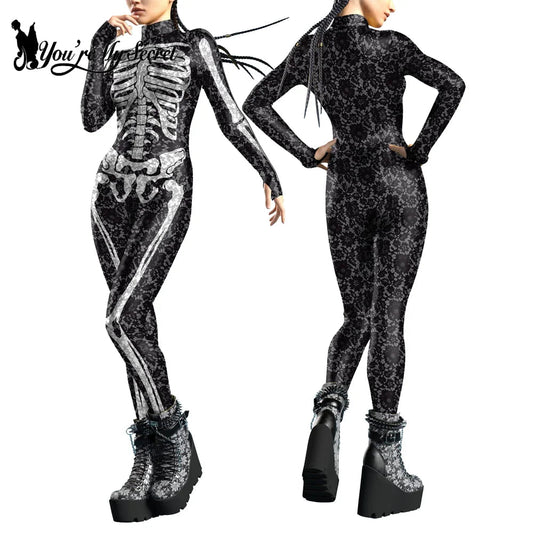 Skeleton 3D Digital Bodysuit - The Rave Cave