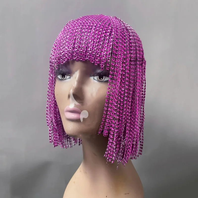 Sparkly Tassel Chain Wig - The Rave Cave
