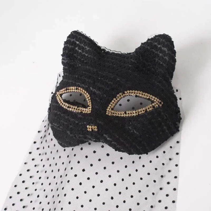 Venice Carnival Cat Mask - The Rave Cave