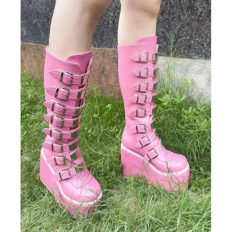 Women's High Boots - The Rave Cave